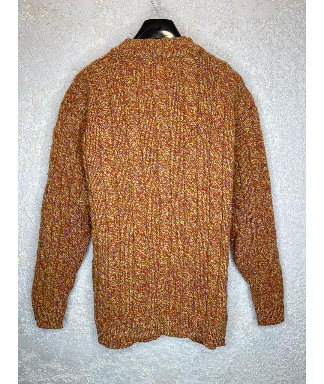 VILEBREQUIN Оранжевый шерстяной джемпер / свитер, фото 7