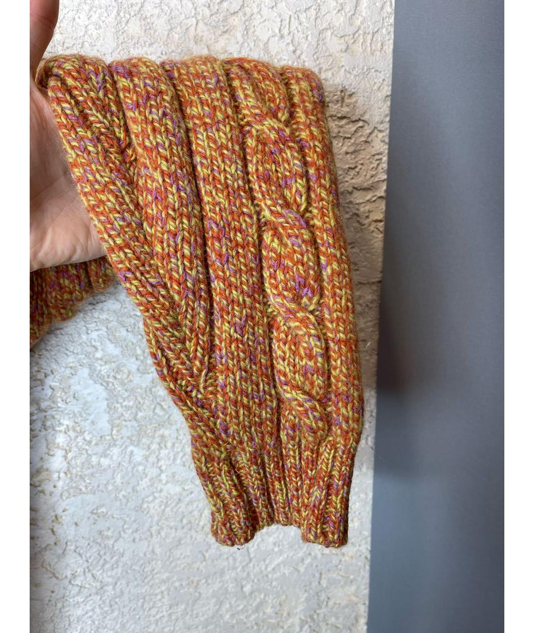 VILEBREQUIN Оранжевый шерстяной джемпер / свитер, фото 4