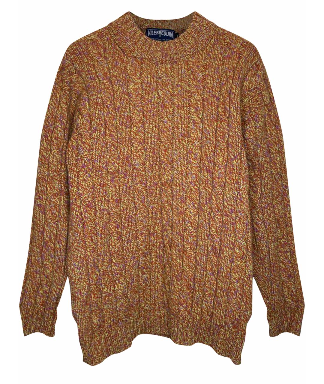VILEBREQUIN Оранжевый шерстяной джемпер / свитер, фото 1