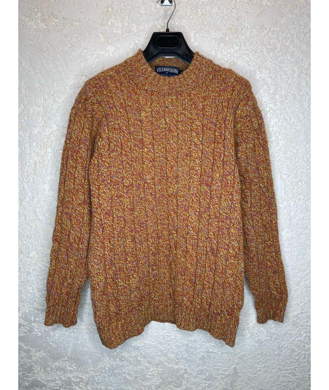 VILEBREQUIN Оранжевый шерстяной джемпер / свитер, фото 8