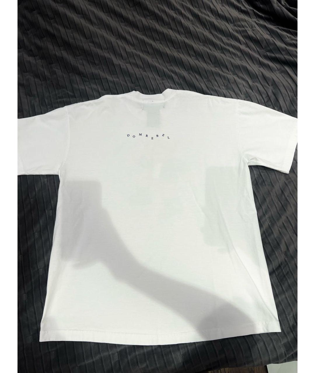 DOMREBEL Белая хлопковая футболка, фото 5