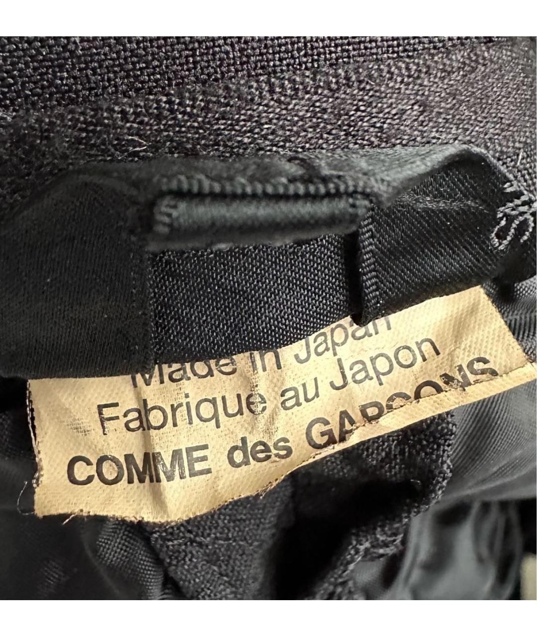 COMME DES GARÇONS Черный хлопковый жакет/пиджак, фото 3