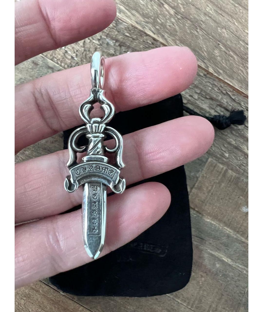 CHROME HEARTS Серебряная серебряная подвеска, фото 7