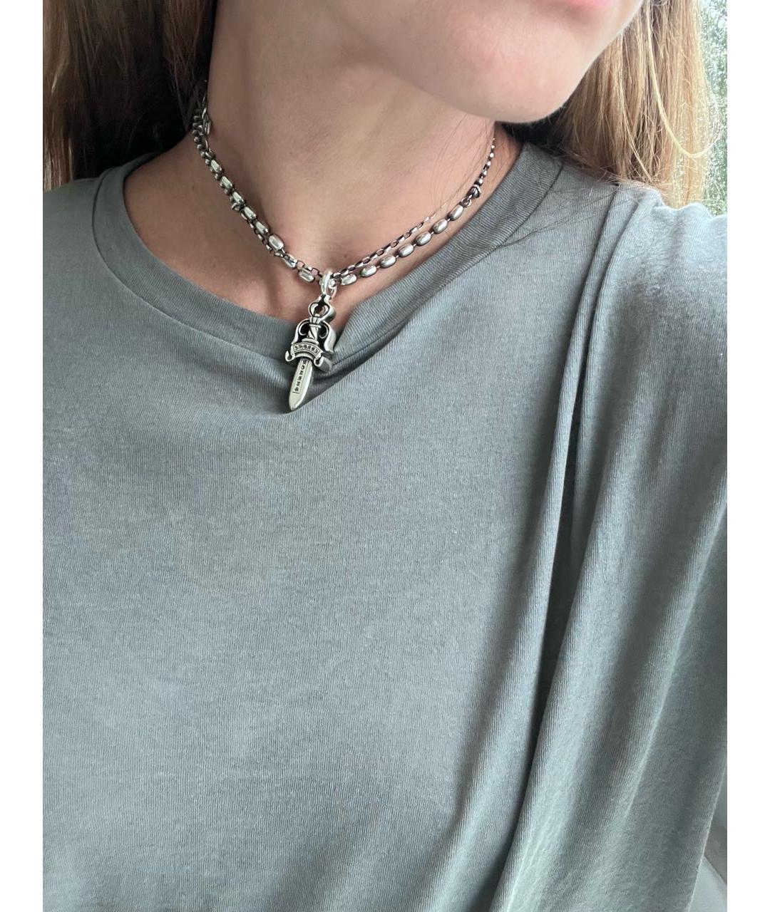 CHROME HEARTS Серебряная серебряная подвеска, фото 6