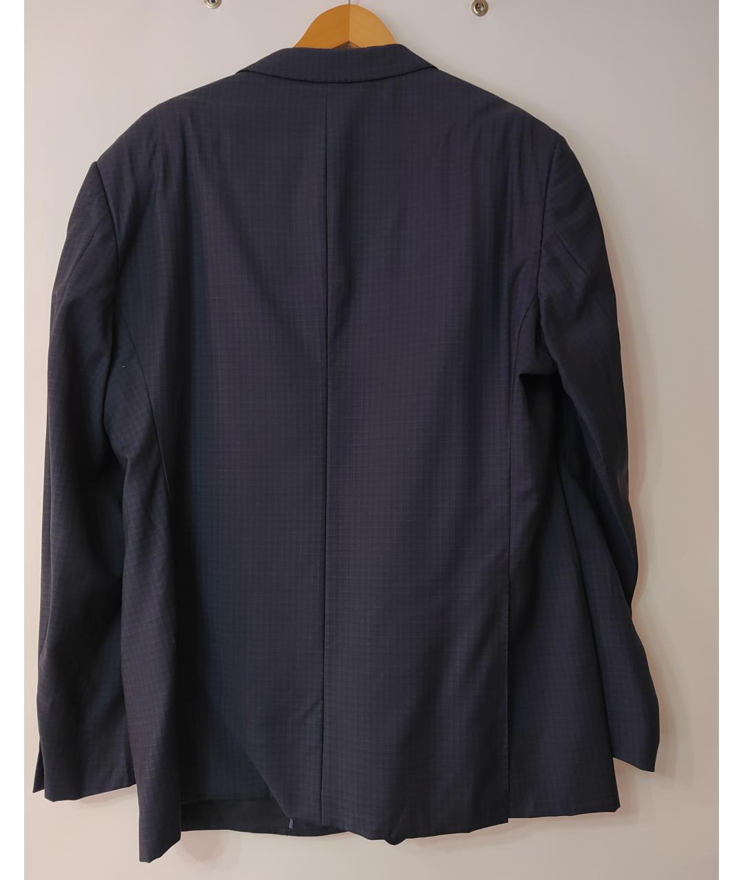 ARMANI COLLEZIONI Темно-синий шерстяной пиджак, фото 2