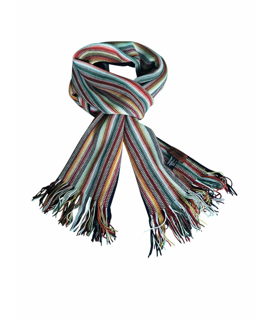 MISSONI Мульти шерстяной шарф, фото 1