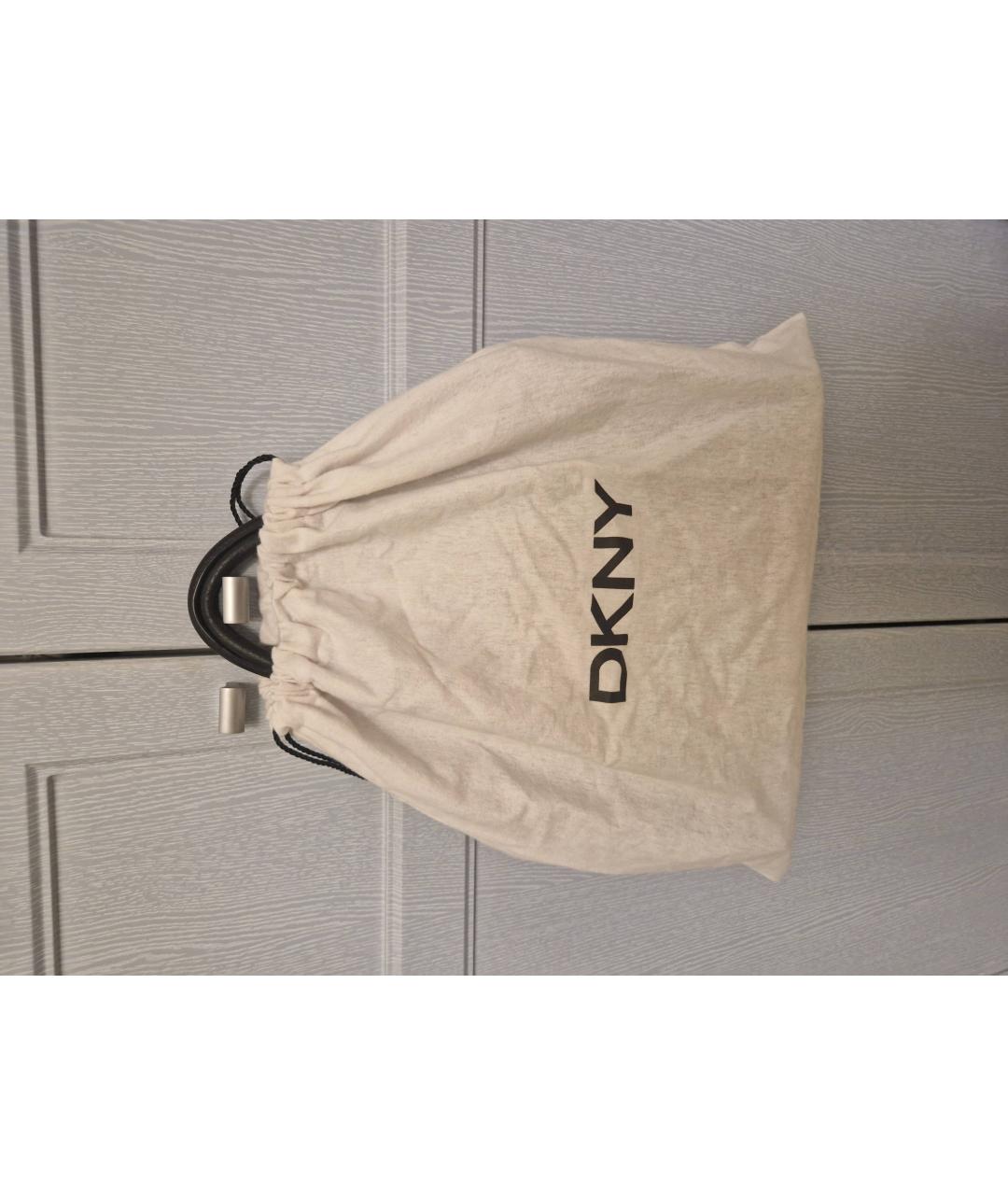 DKNY Черная сумка с короткими ручками, фото 6