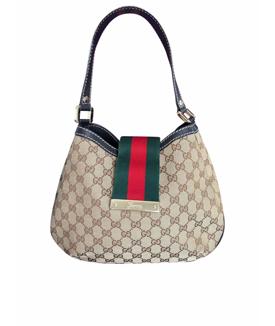 GUCCI Бежевая тканевая сумка тоут для женщин – купить в интернет ...