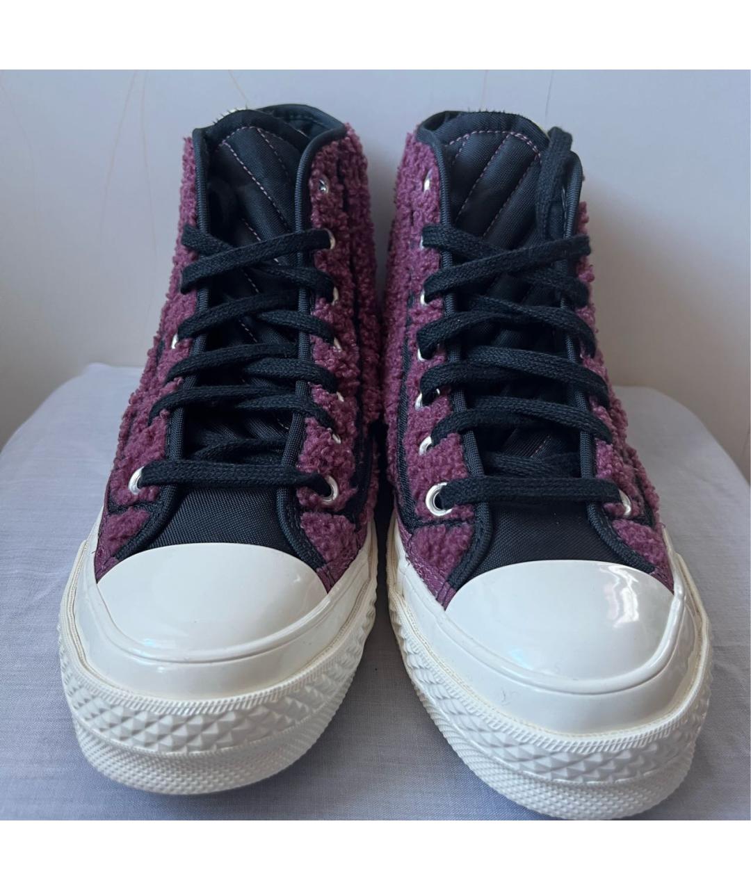 CONVERSE Бордовые кеды, фото 2