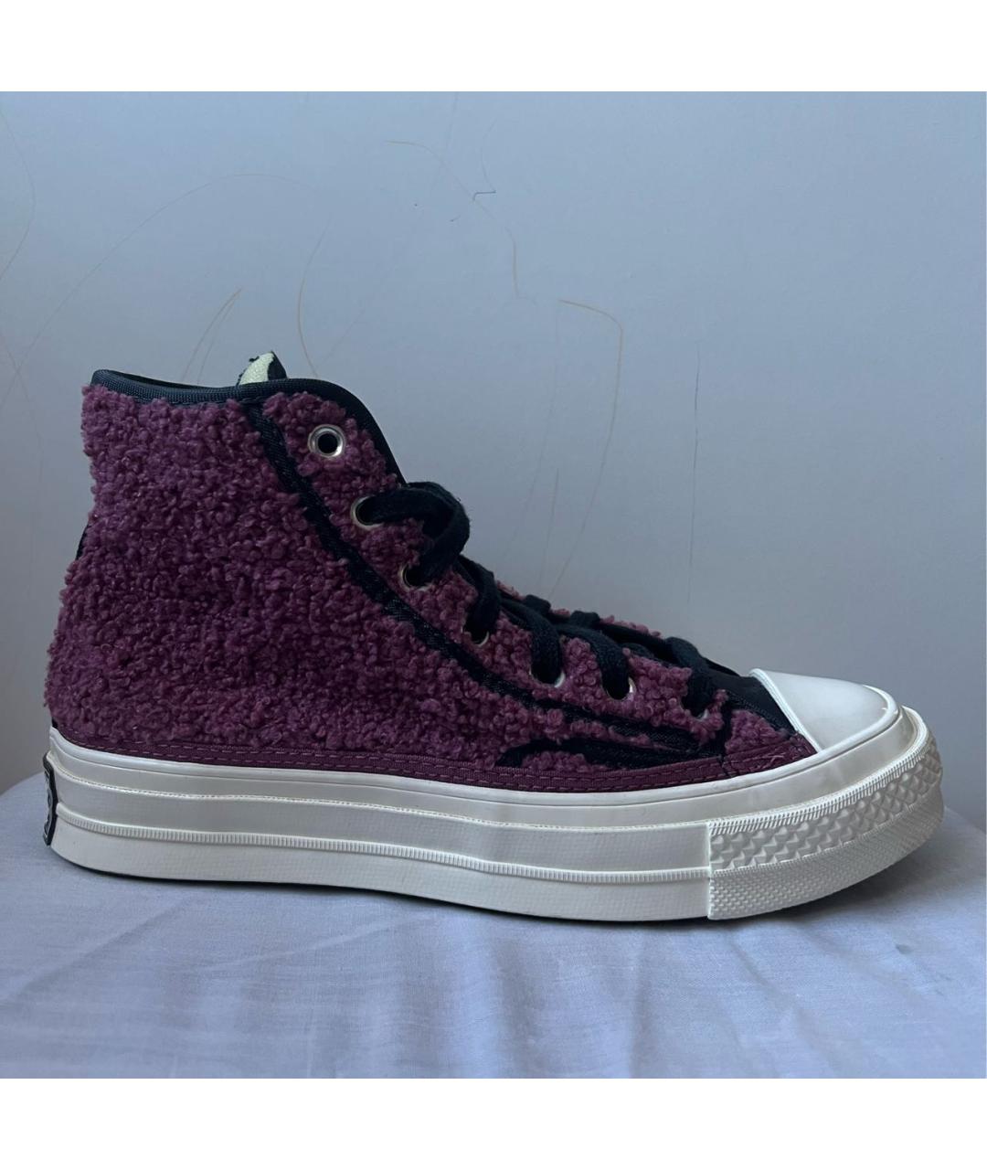 CONVERSE Бордовые кеды, фото 5