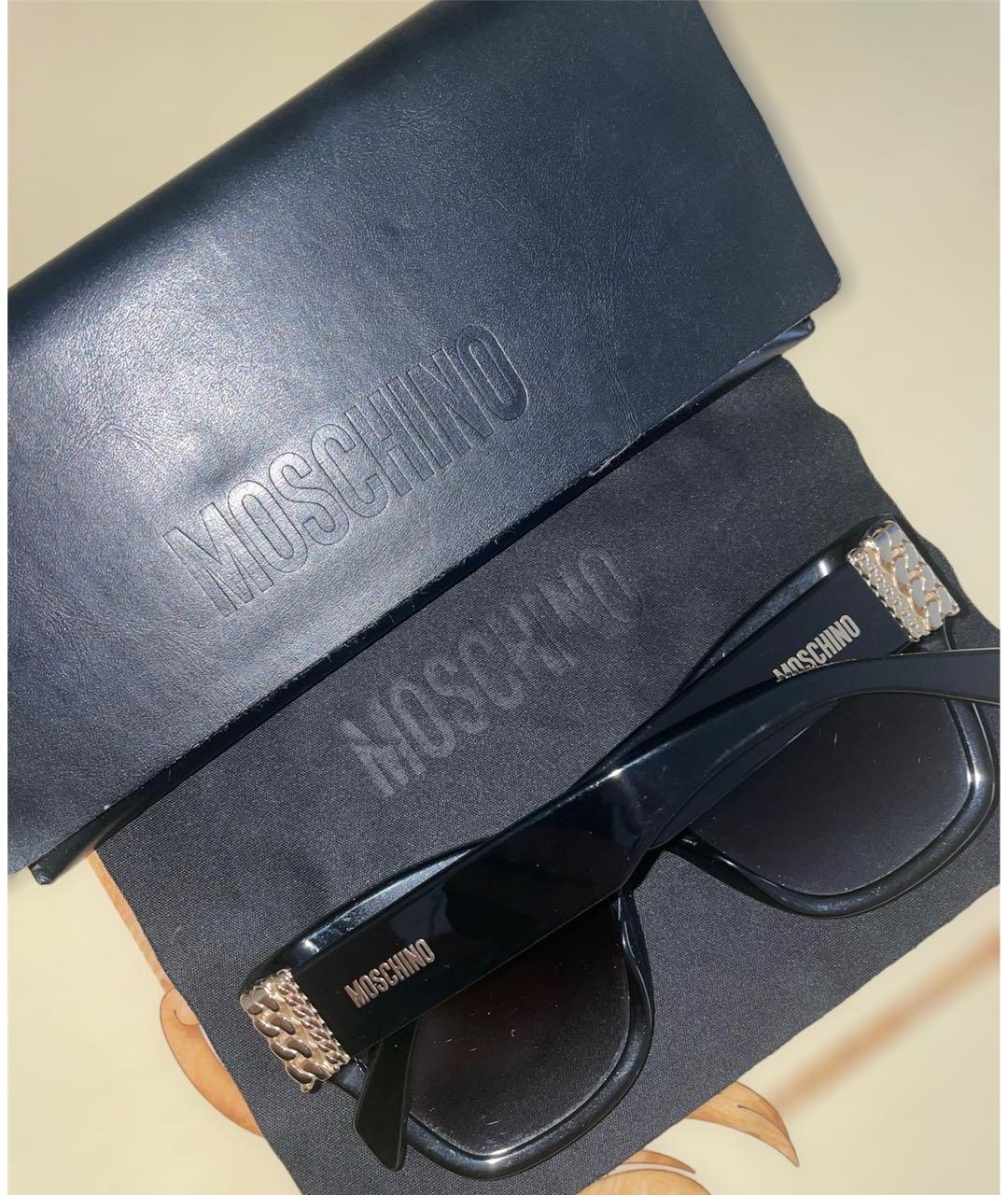 MOSCHINO Черные солнцезащитные очки, фото 4