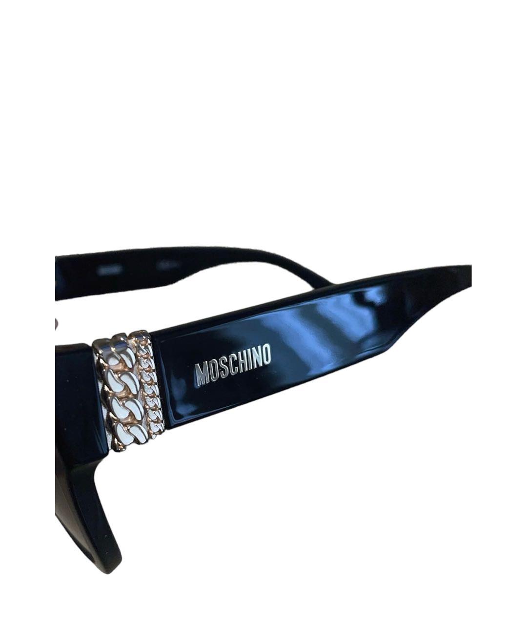 MOSCHINO Черные солнцезащитные очки, фото 2