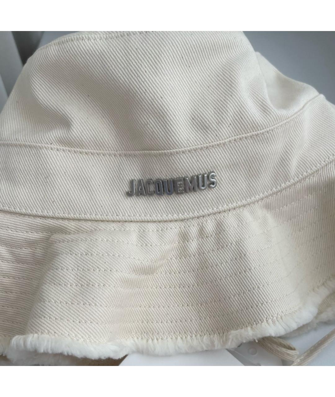 JACQUEMUS Бежевая хлопковая панама, фото 2