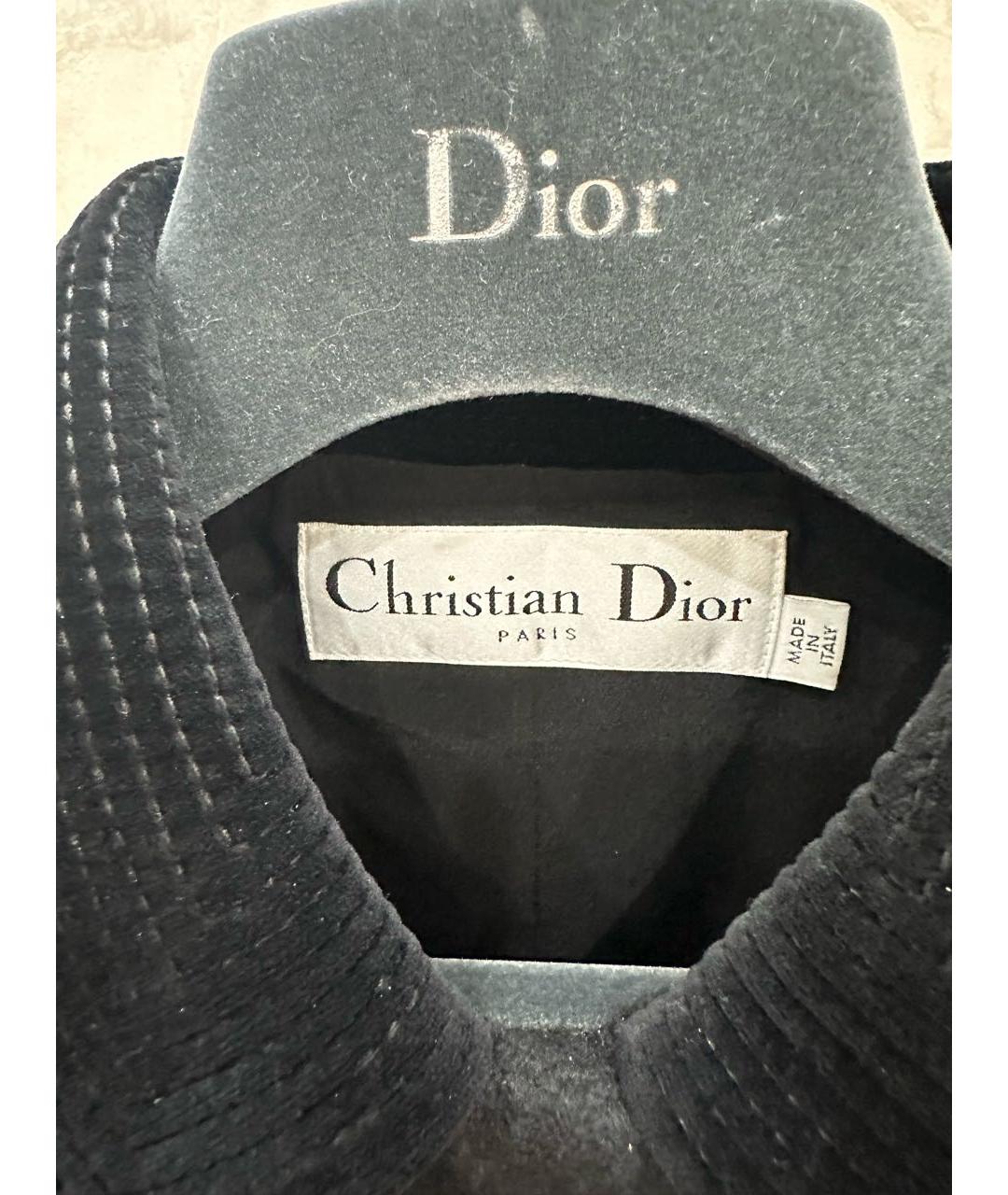 CHRISTIAN DIOR PRE-OWNED Черное шерстяное пальто, фото 3