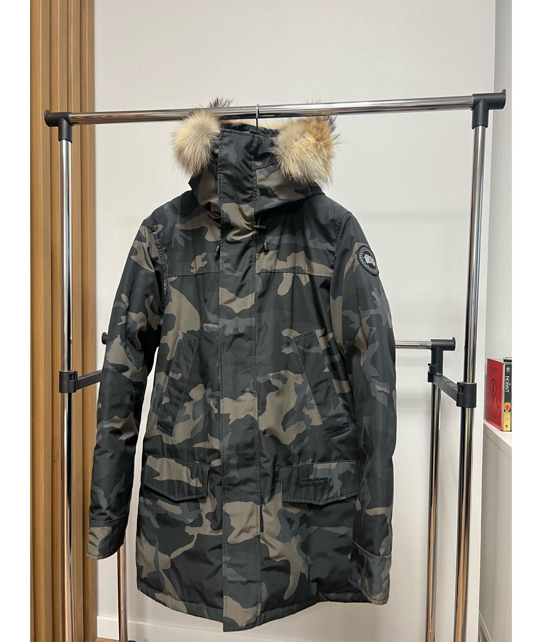 CANADA GOOSE Хаки полиэстеровый пуховик, фото 4