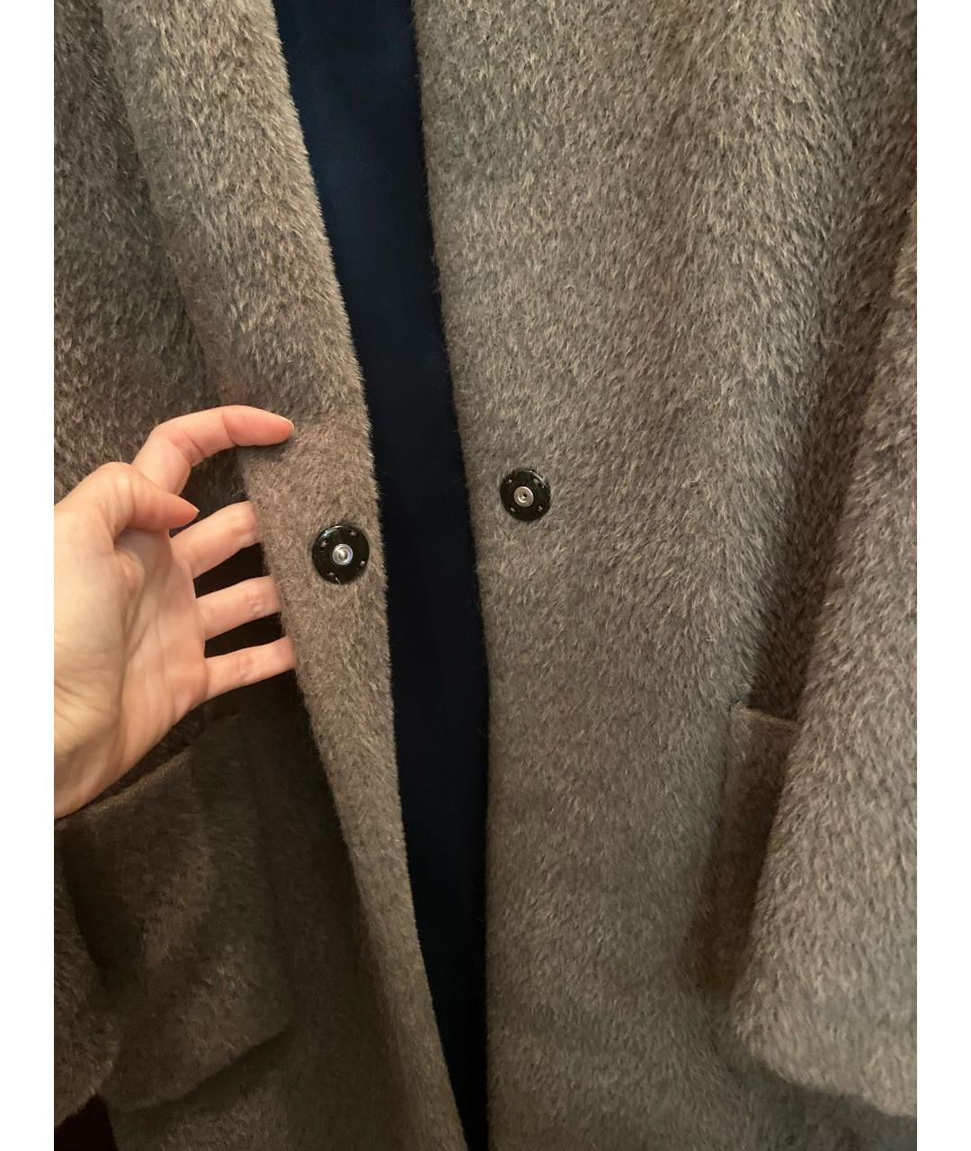 ELEVENTY Антрацитовое шерстяное пальто, фото 4