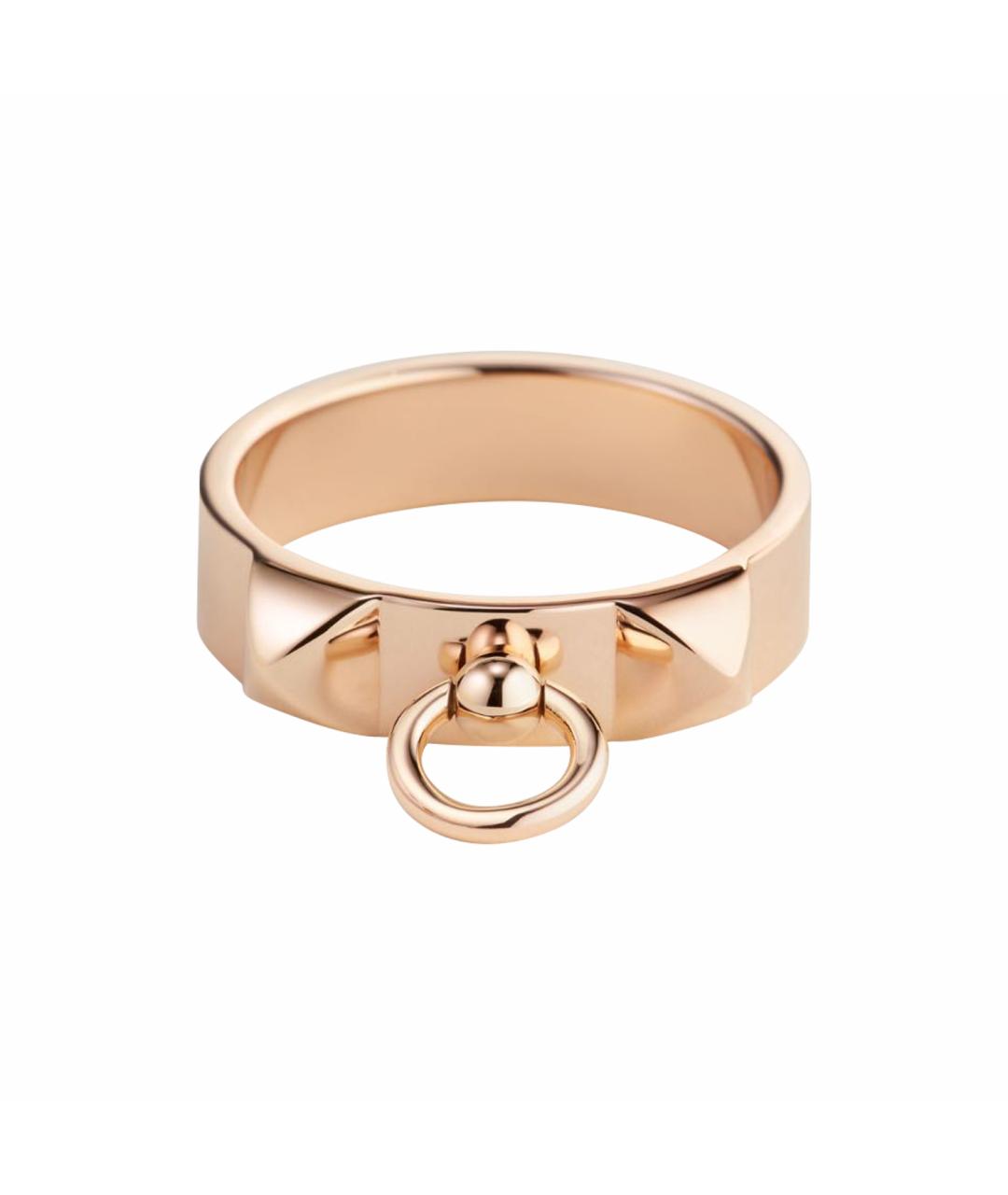 HERMES PRE-OWNED Желтое кольцо из розового золота, фото 1
