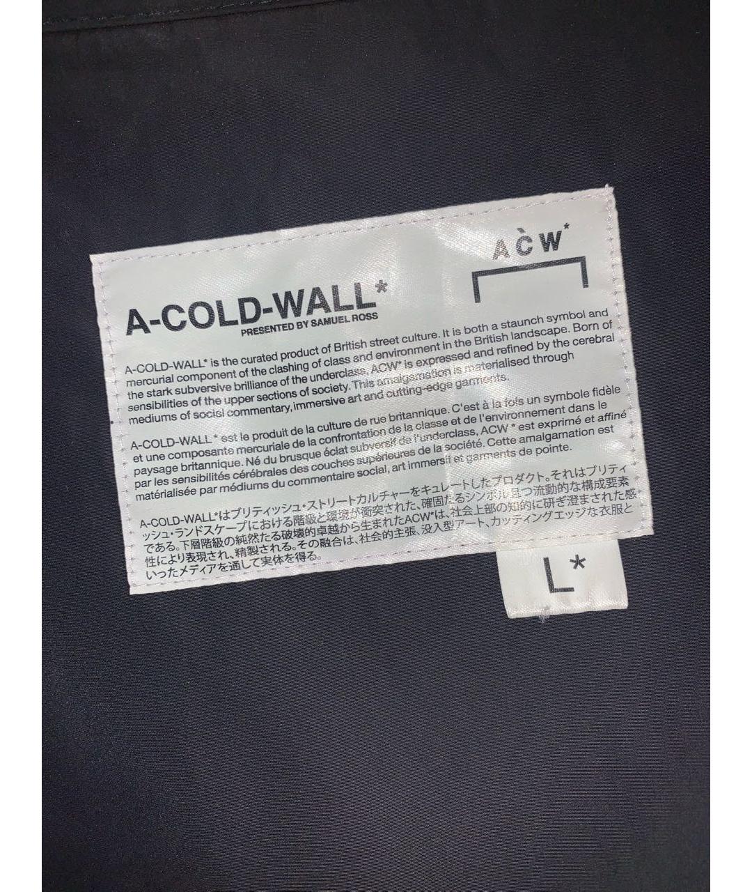 A-COLD-WALL* Черный полиэстеровый жилет, фото 3