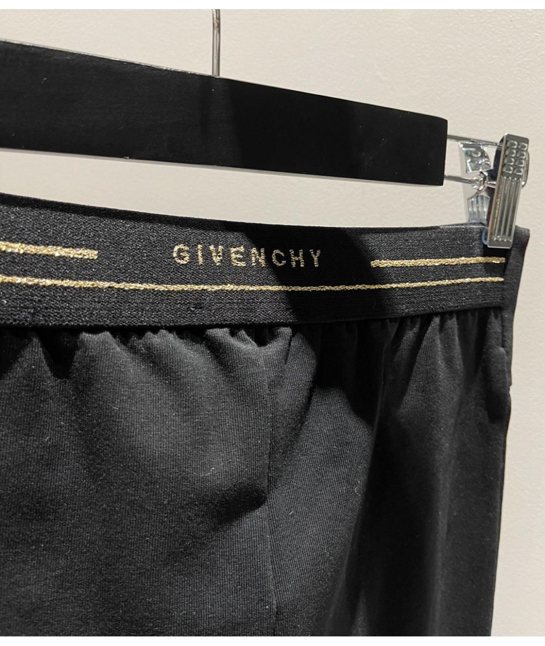 GIVENCHY Черные хлопковые брюки и шорты, фото 3