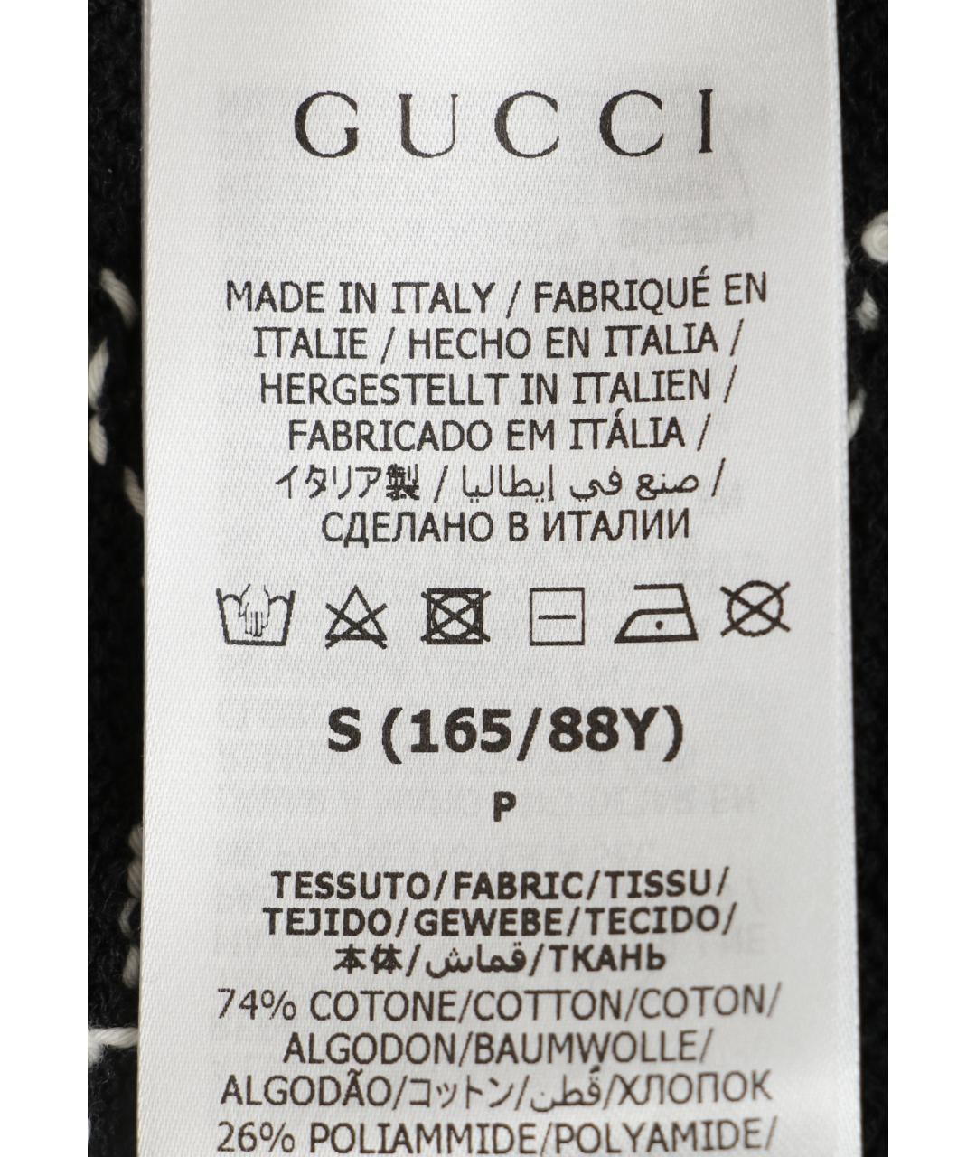 GUCCI Черный кардиган, фото 3