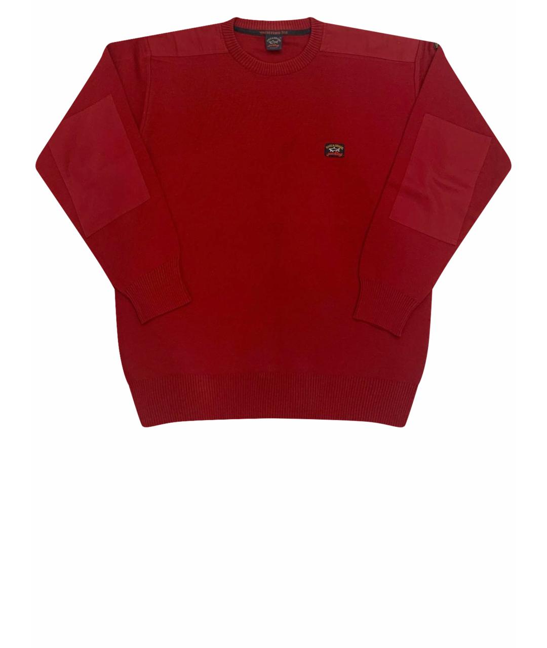 PAUL & SHARK Бордовый шерстяной джемпер / свитер, фото 1