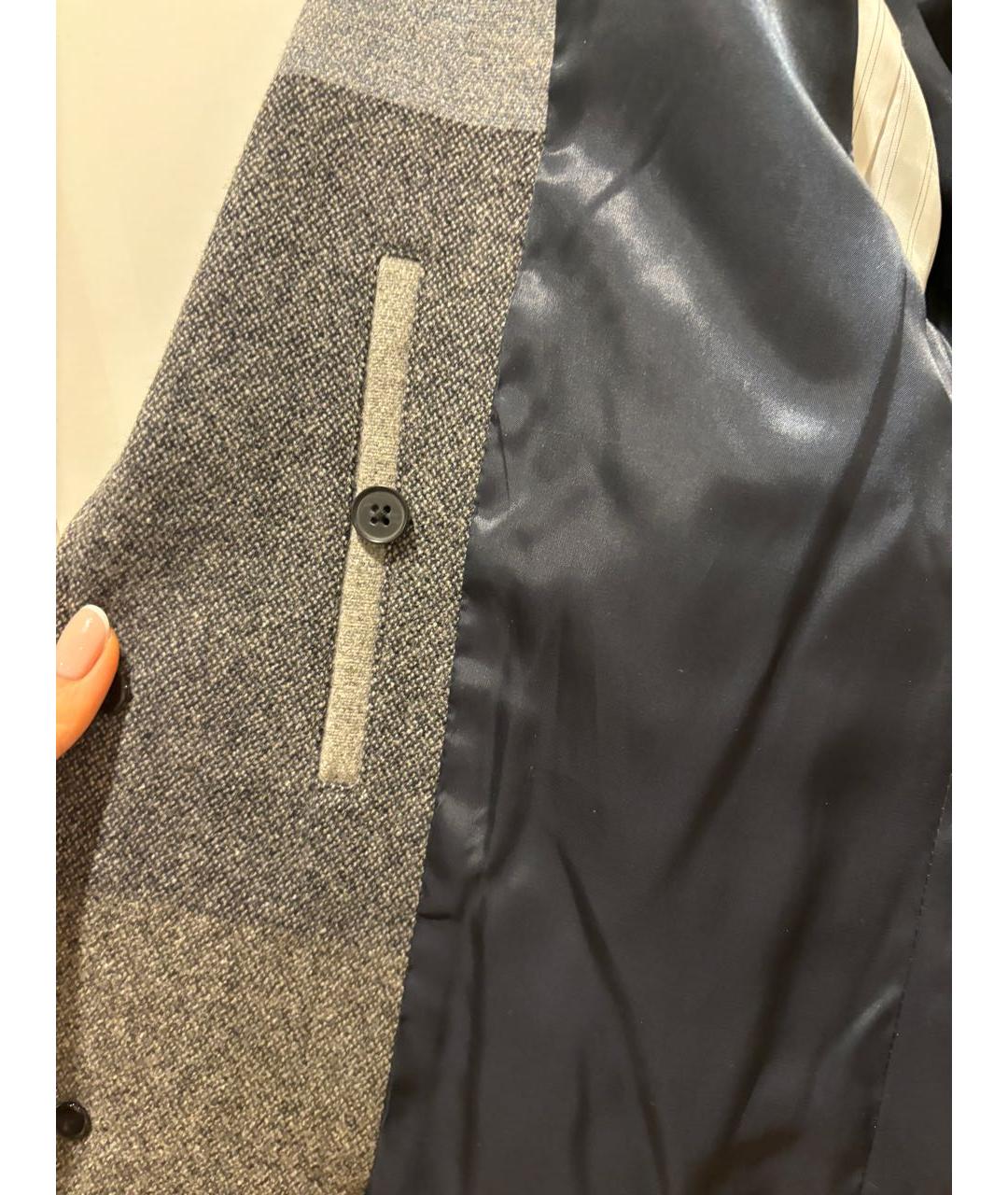 DKNY Антрацитовый шерстяной пиджак, фото 7