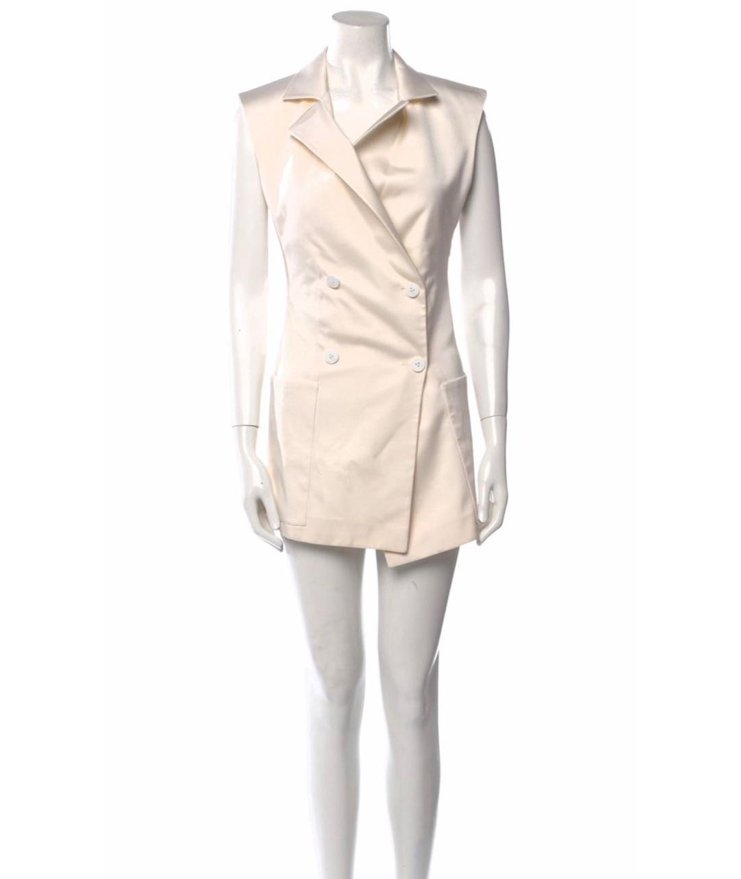 LOUIS VUITTON PRE-OWNED Белый шерстяной жакет/пиджак, фото 6