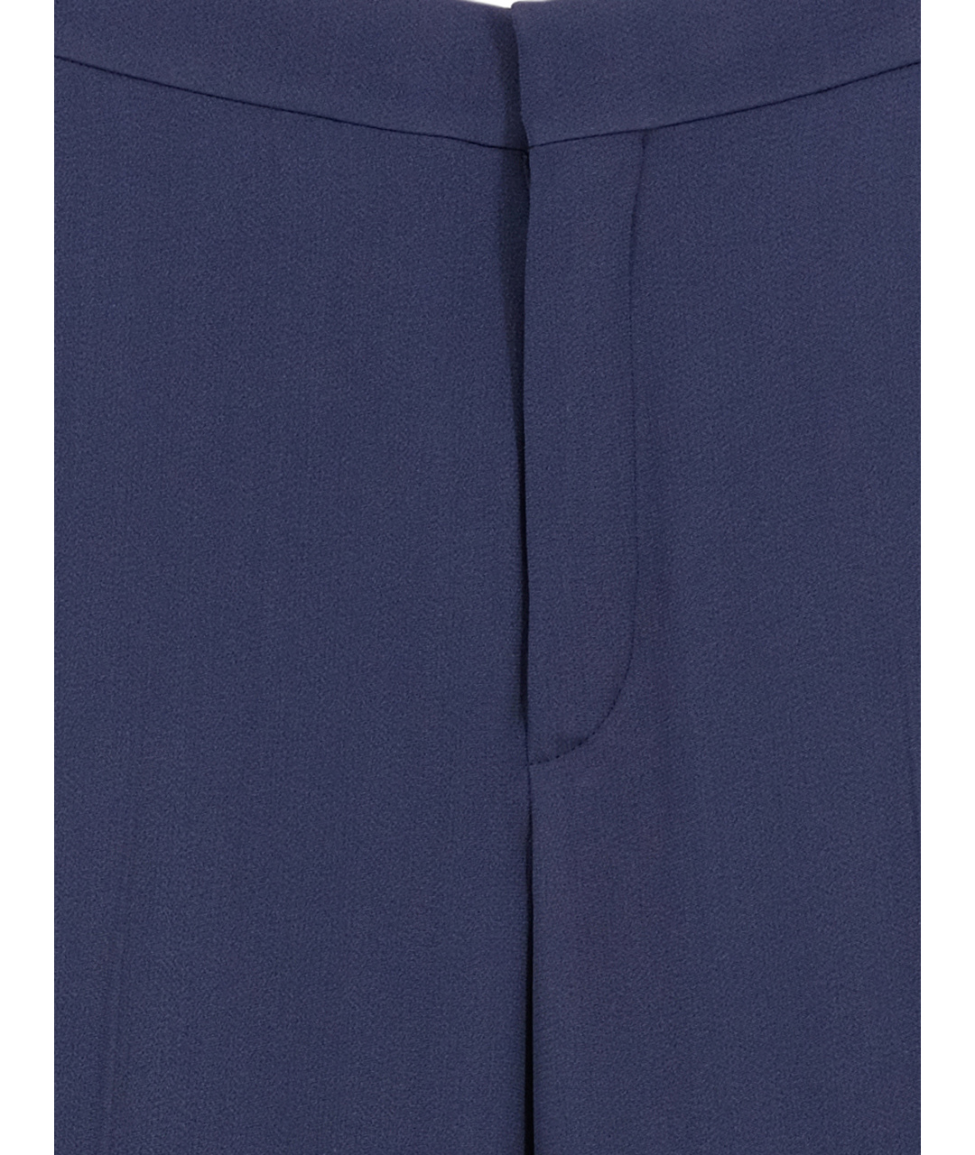 CHLOE Темно-синие вискозные прямые брюки, фото 4