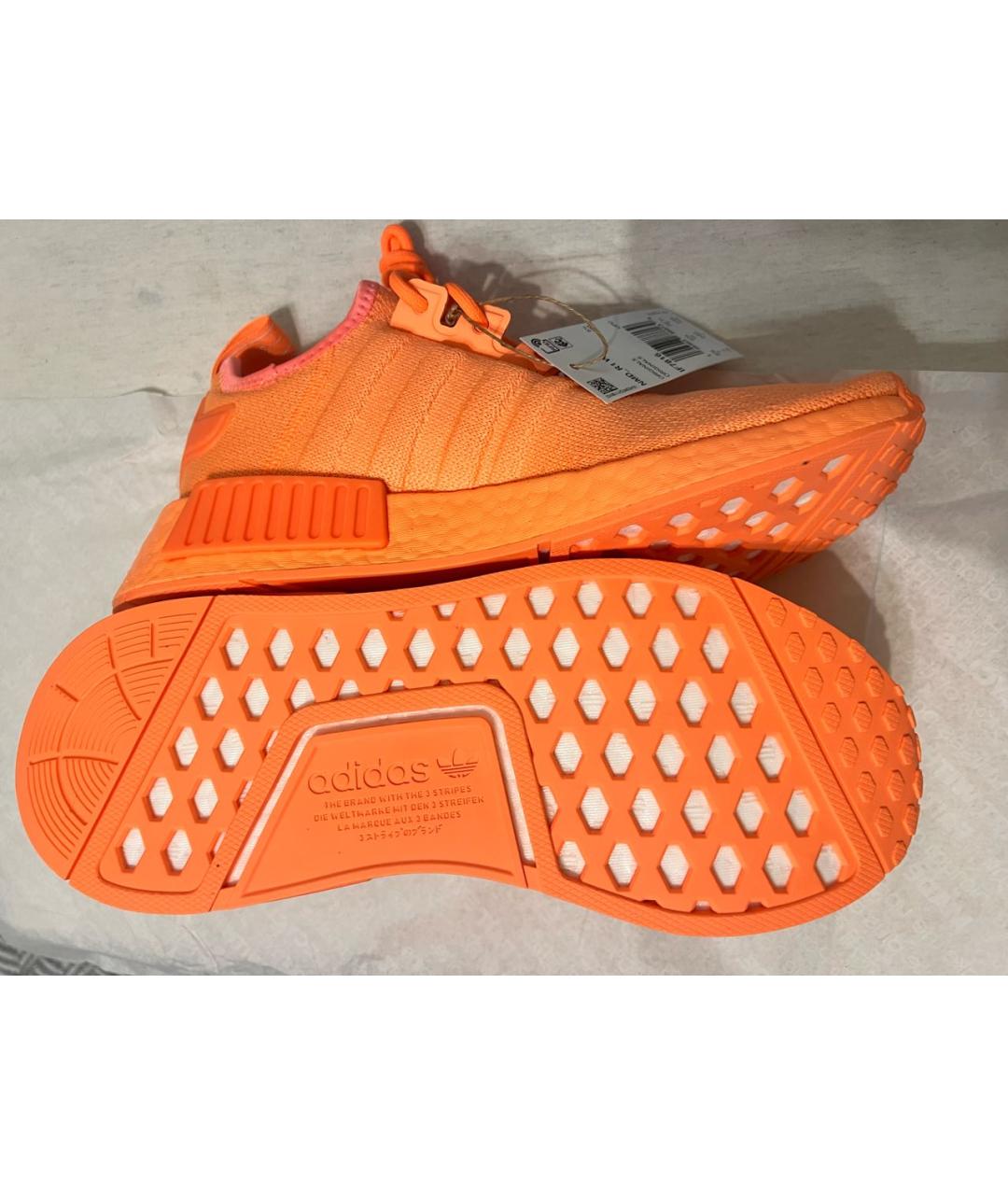 ADIDAS Оранжевое текстильные кроссовки, фото 4