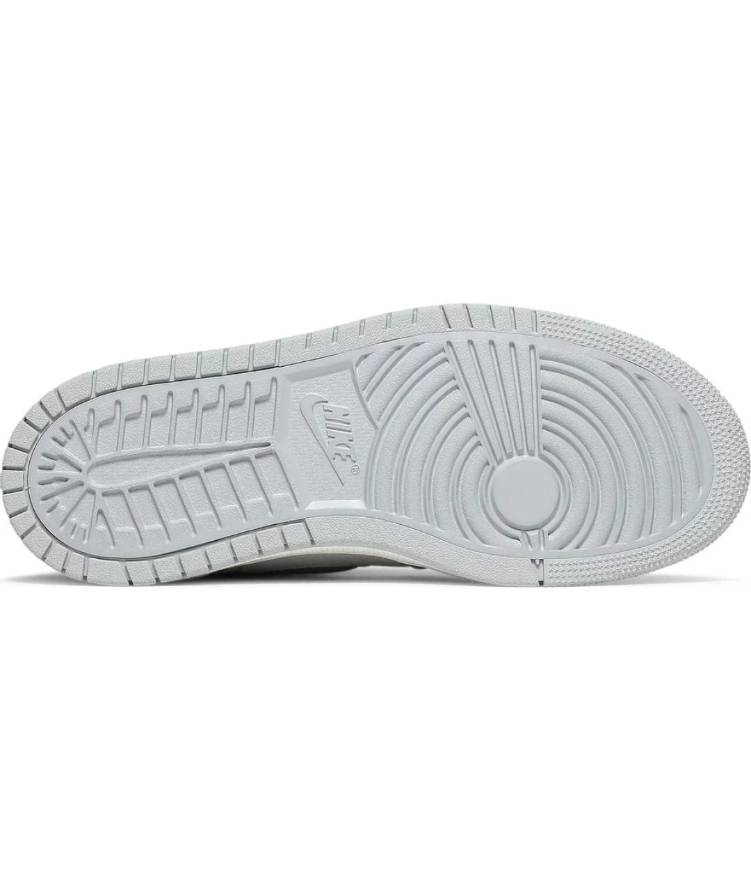 JORDAN Серые кожаные кроссовки, фото 2