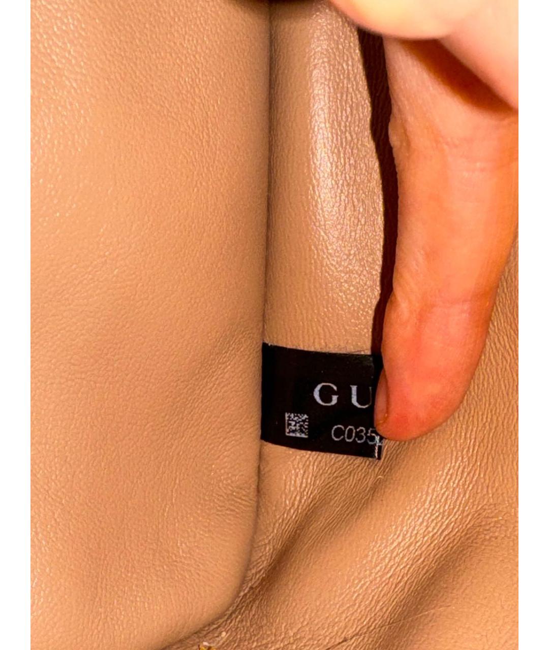 GUCCI Зеленая сумка тоут из экзотической кожи, фото 7