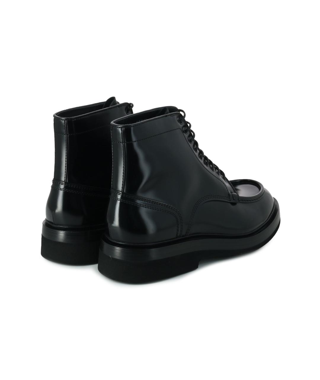 SANTONI Черные высокие ботинки, фото 3