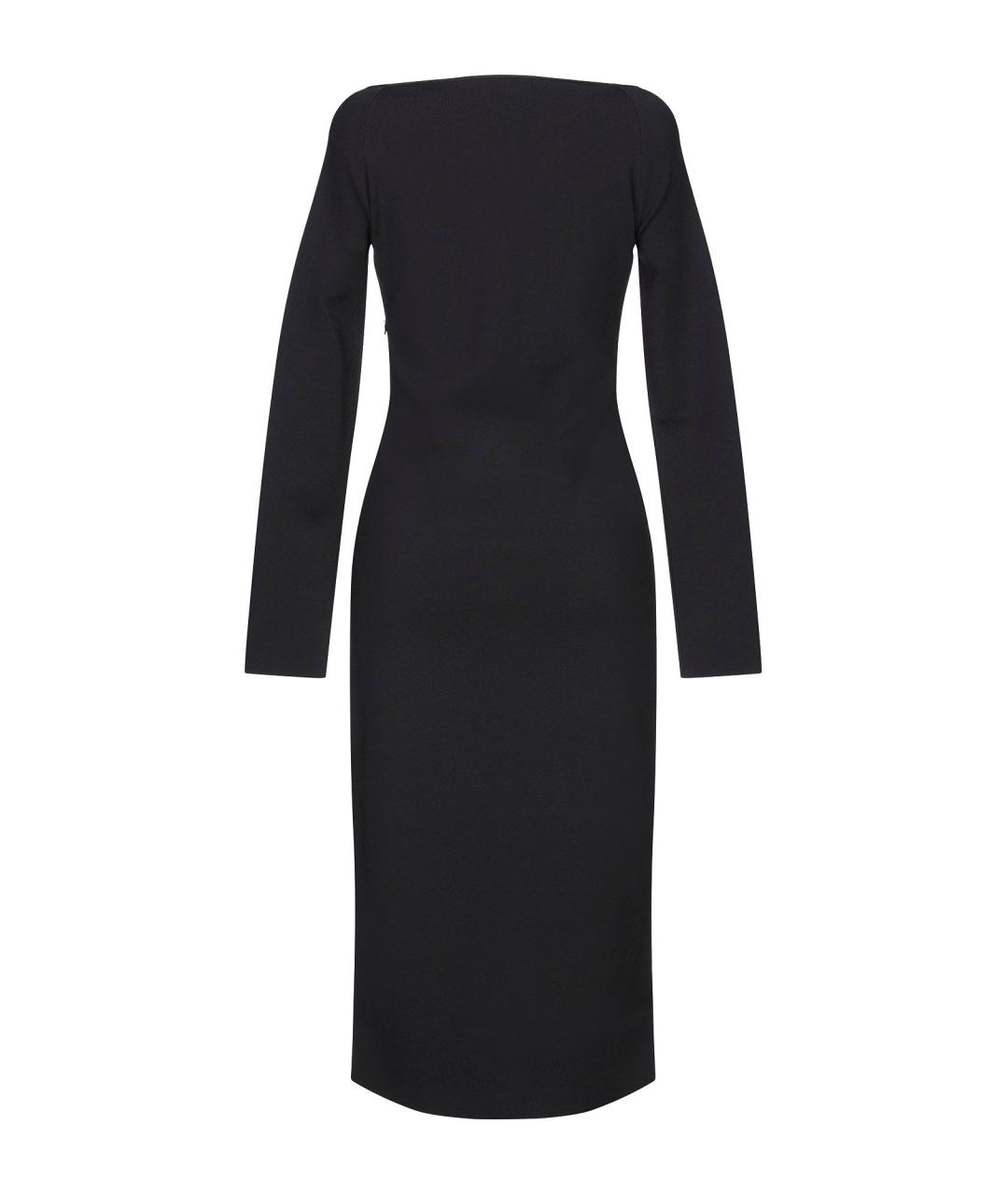 STELLA MCCARTNEY Черное полиэстеровое повседневное платье, фото 2