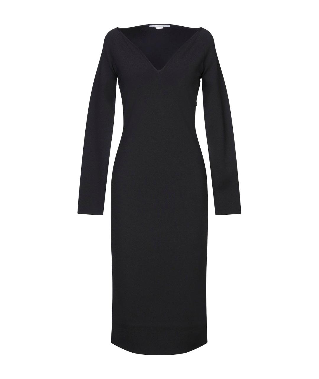 STELLA MCCARTNEY Черное полиэстеровое повседневное платье, фото 7