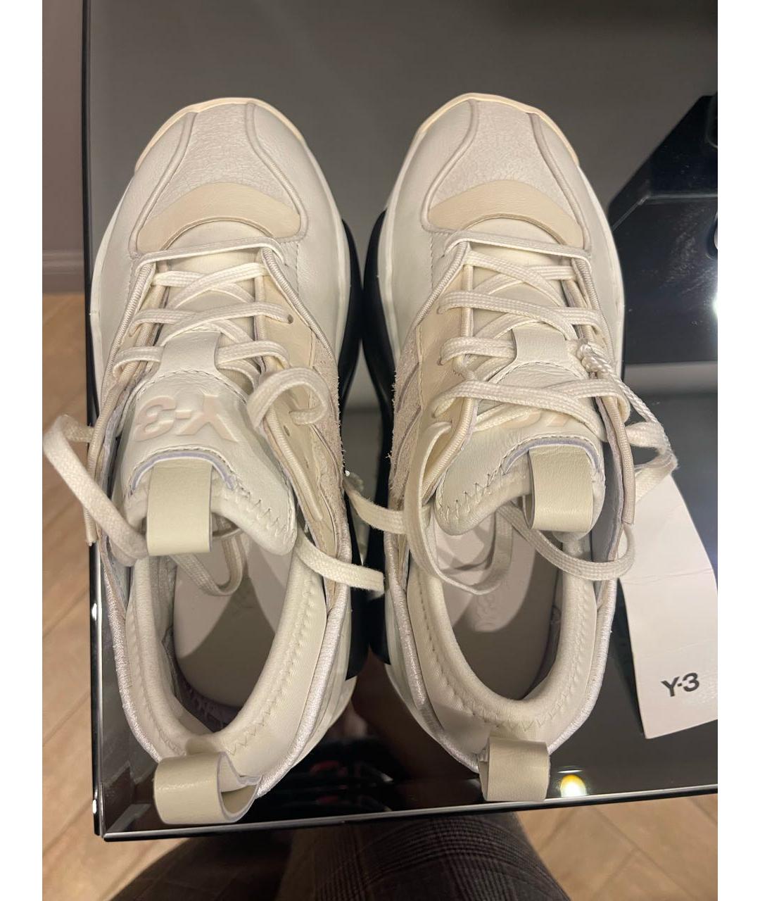 Y-3 Белые резиновые кроссовки, фото 3