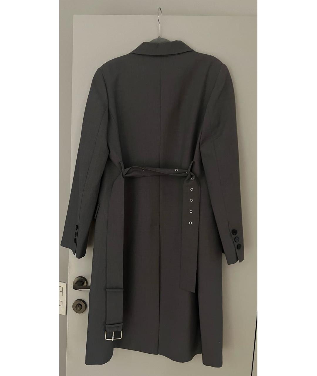 PRADA Серое шерстяное пальто, фото 2