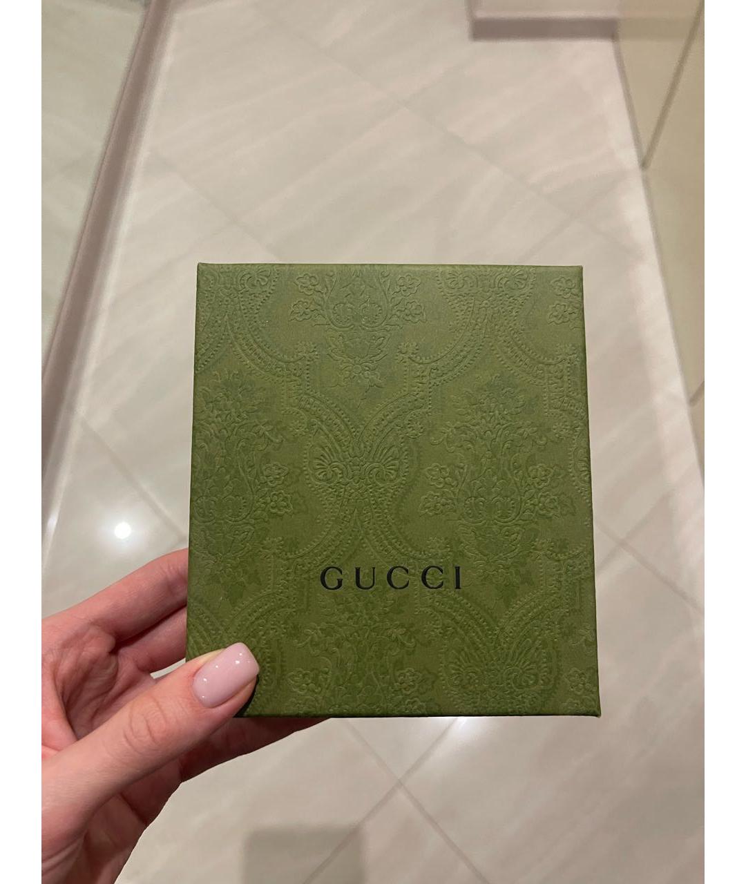 GUCCI Бежевый кожаный кошелек, фото 5