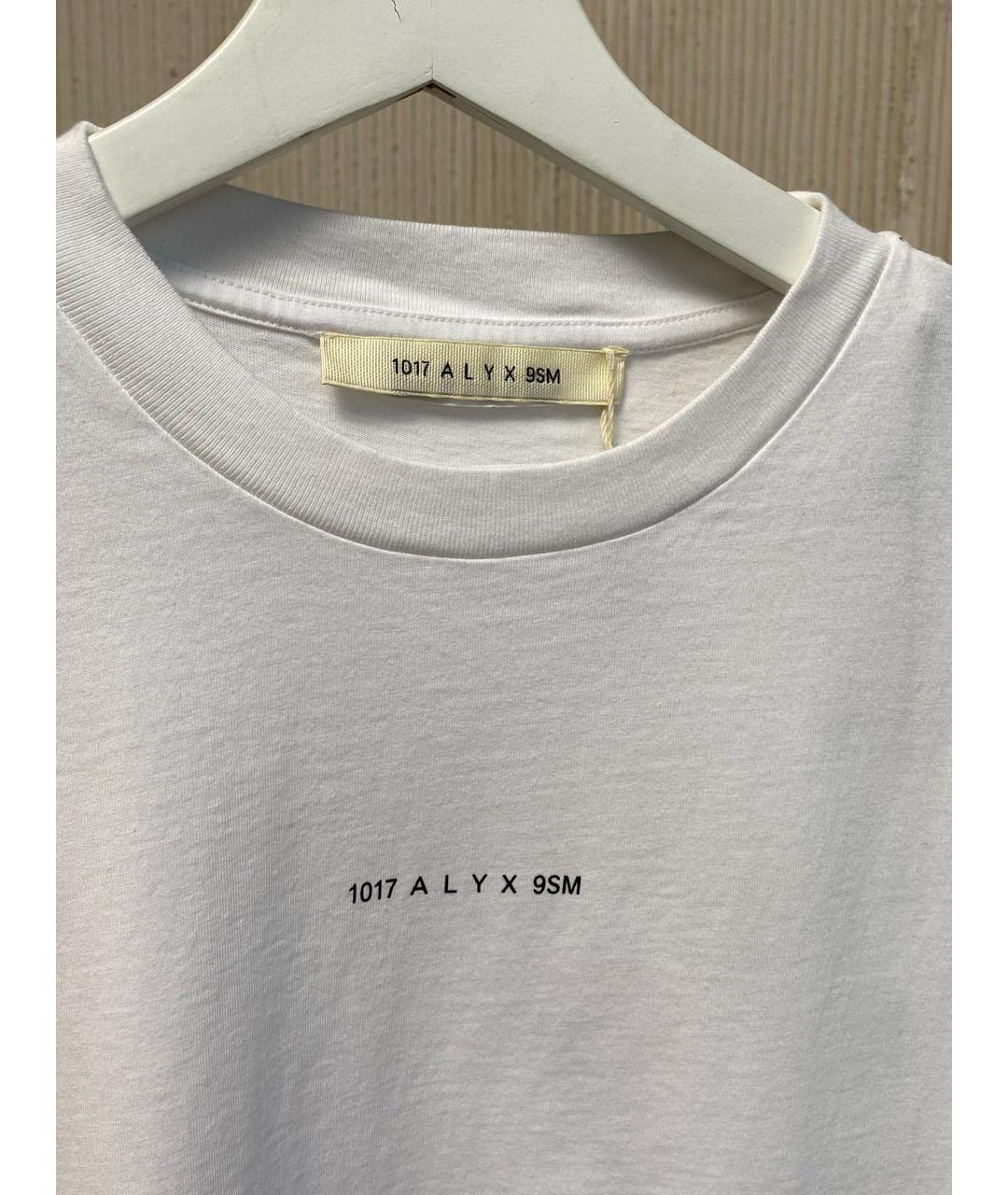 1017 ALYX 9SM Белая хлопковая футболка, фото 5