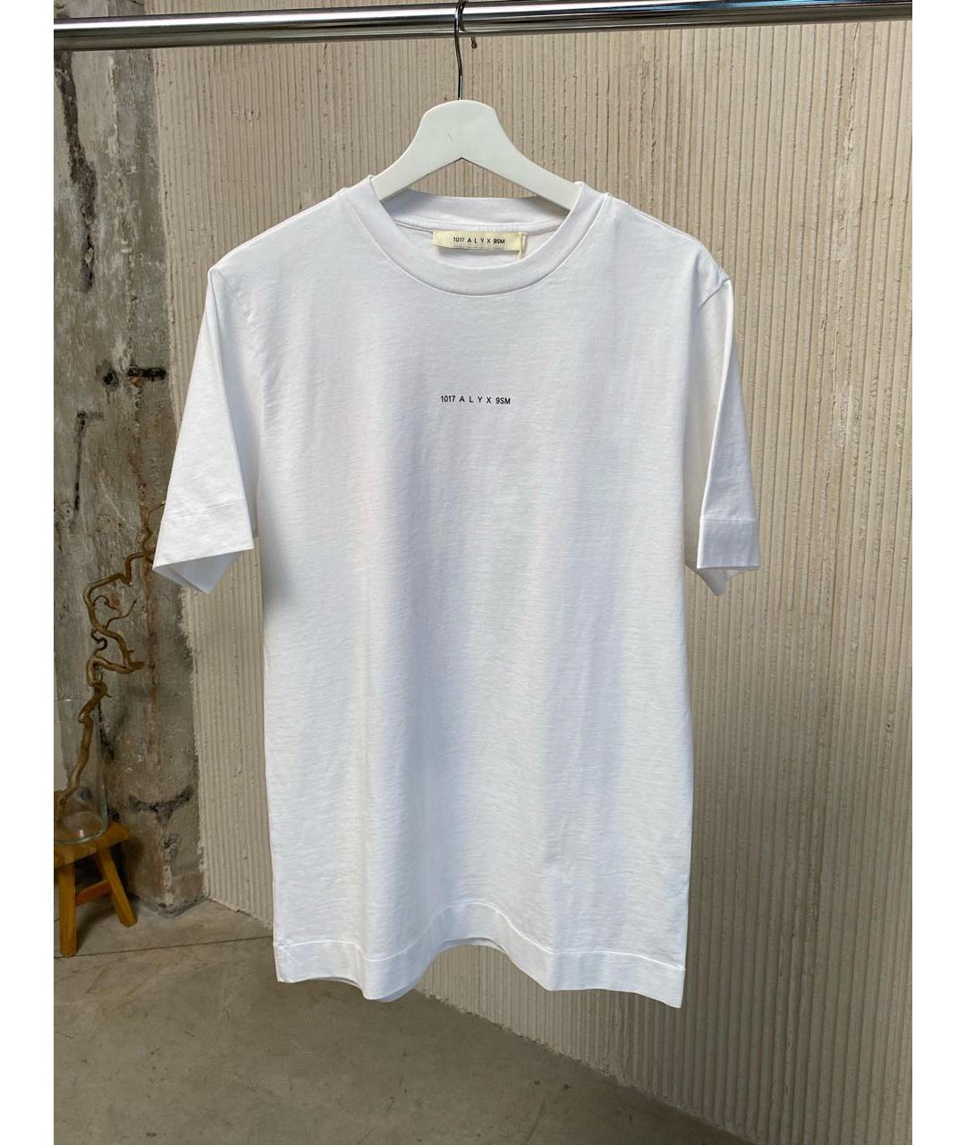 1017 ALYX 9SM Белая хлопковая футболка, фото 8