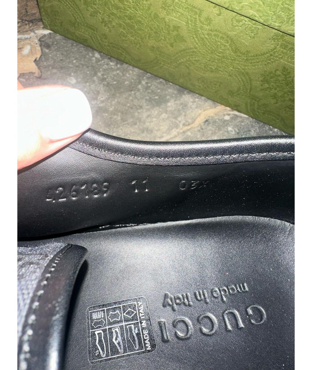 GUCCI Серые текстильные низкие кроссовки / кеды, фото 3