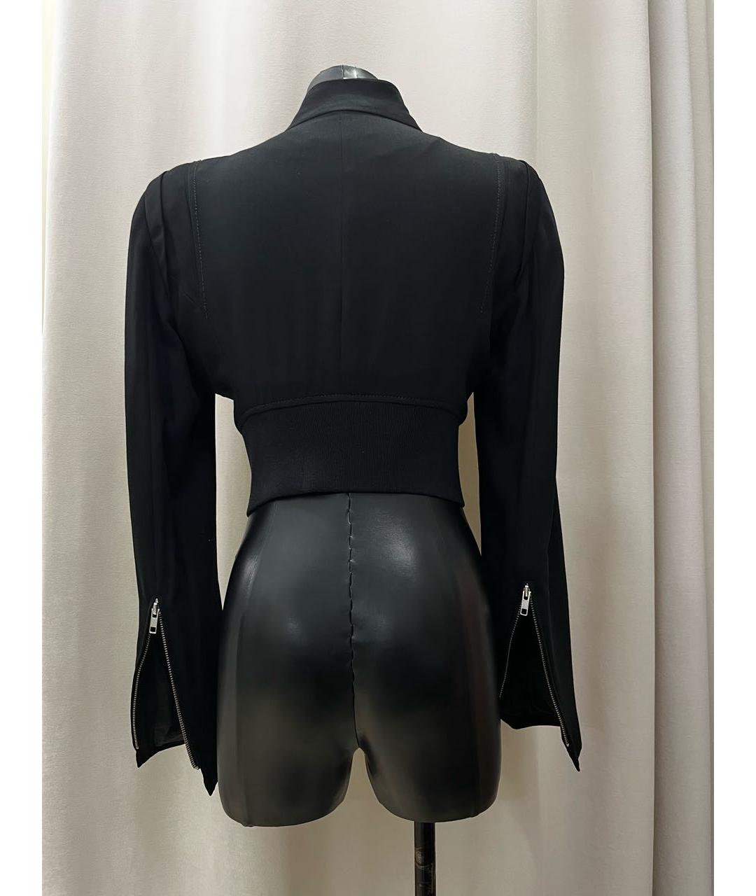 ANN DEMEULEMEESTER Черный шерстяной жакет/пиджак, фото 2
