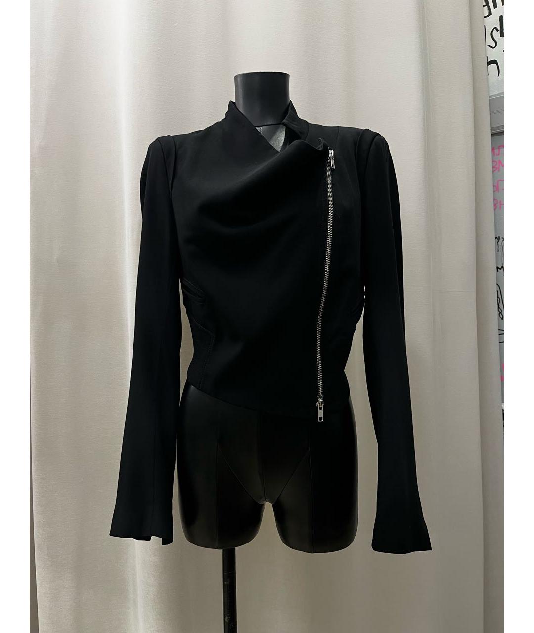 ANN DEMEULEMEESTER Черный шерстяной жакет/пиджак, фото 9