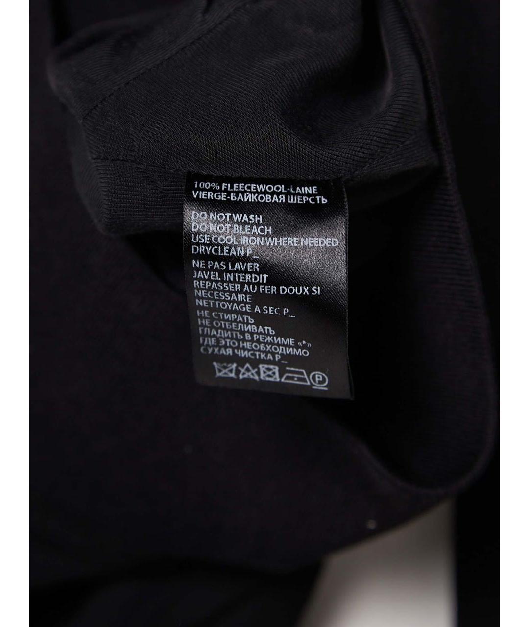ANN DEMEULEMEESTER Черный шерстяной жакет/пиджак, фото 8