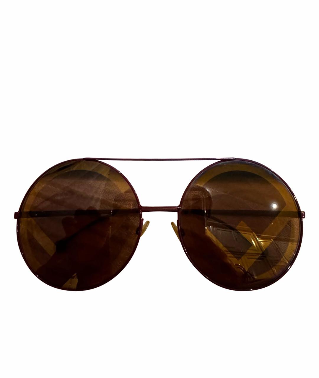 FENDI Металлические солнцезащитные очки, фото 1