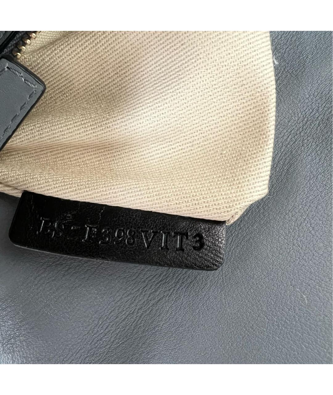 VALENTINO Голубая кожаная сумка через плечо, фото 6