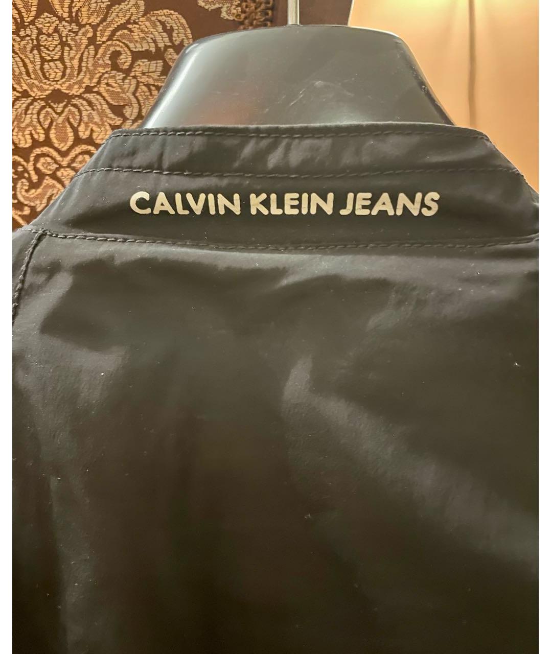 CALVIN KLEIN JEANS Черная полиамидовая куртка, фото 5