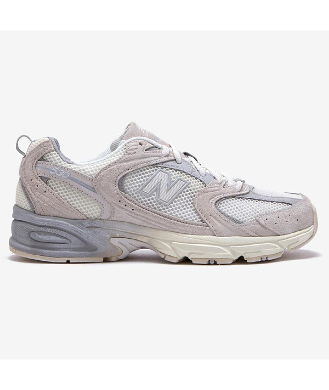 NEW BALANCE Бежевые замшевые кроссовки, фото 10