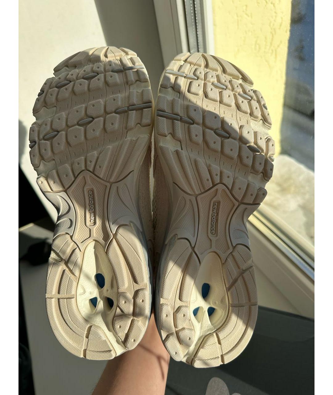 NEW BALANCE Бежевые замшевые кроссовки, фото 9