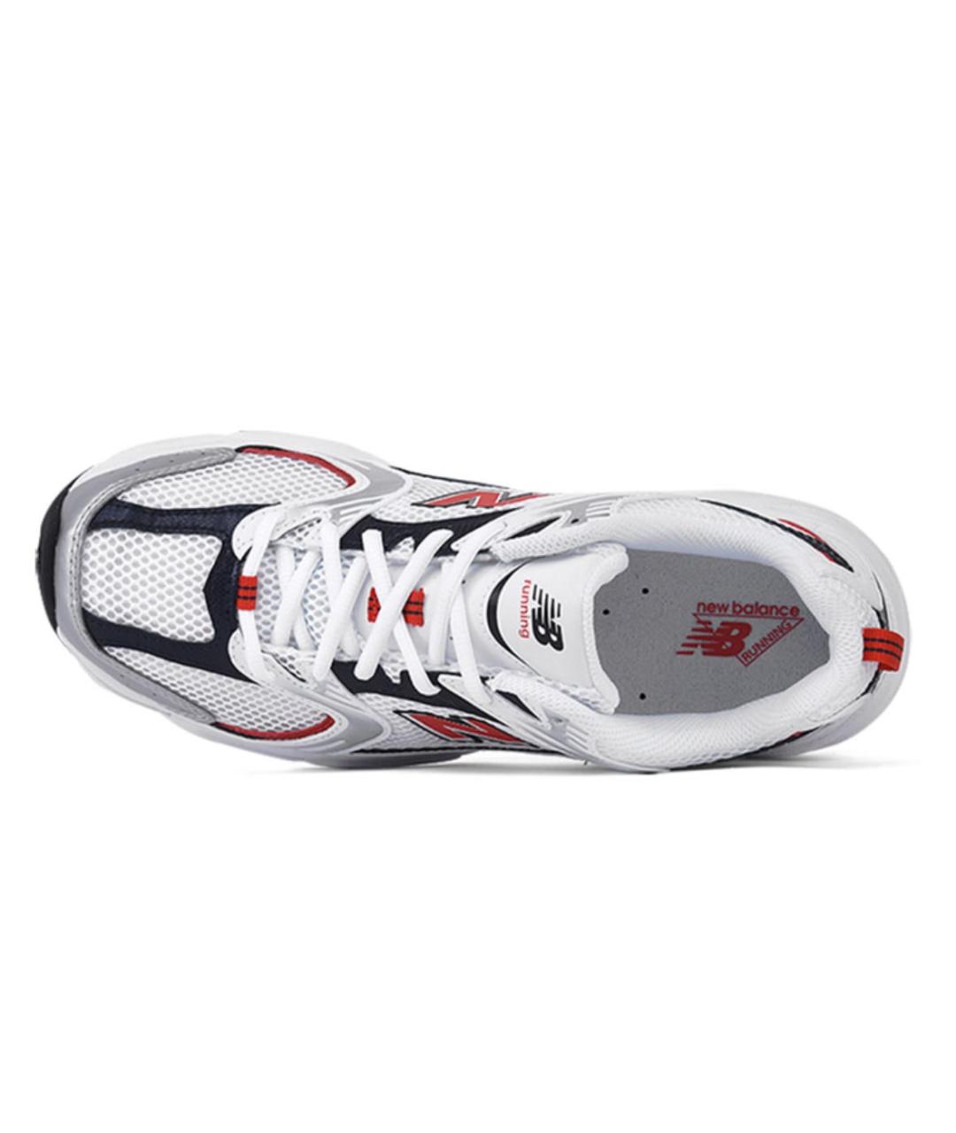 NEW BALANCE Белые кожаные высокие кроссовки / кеды, фото 3