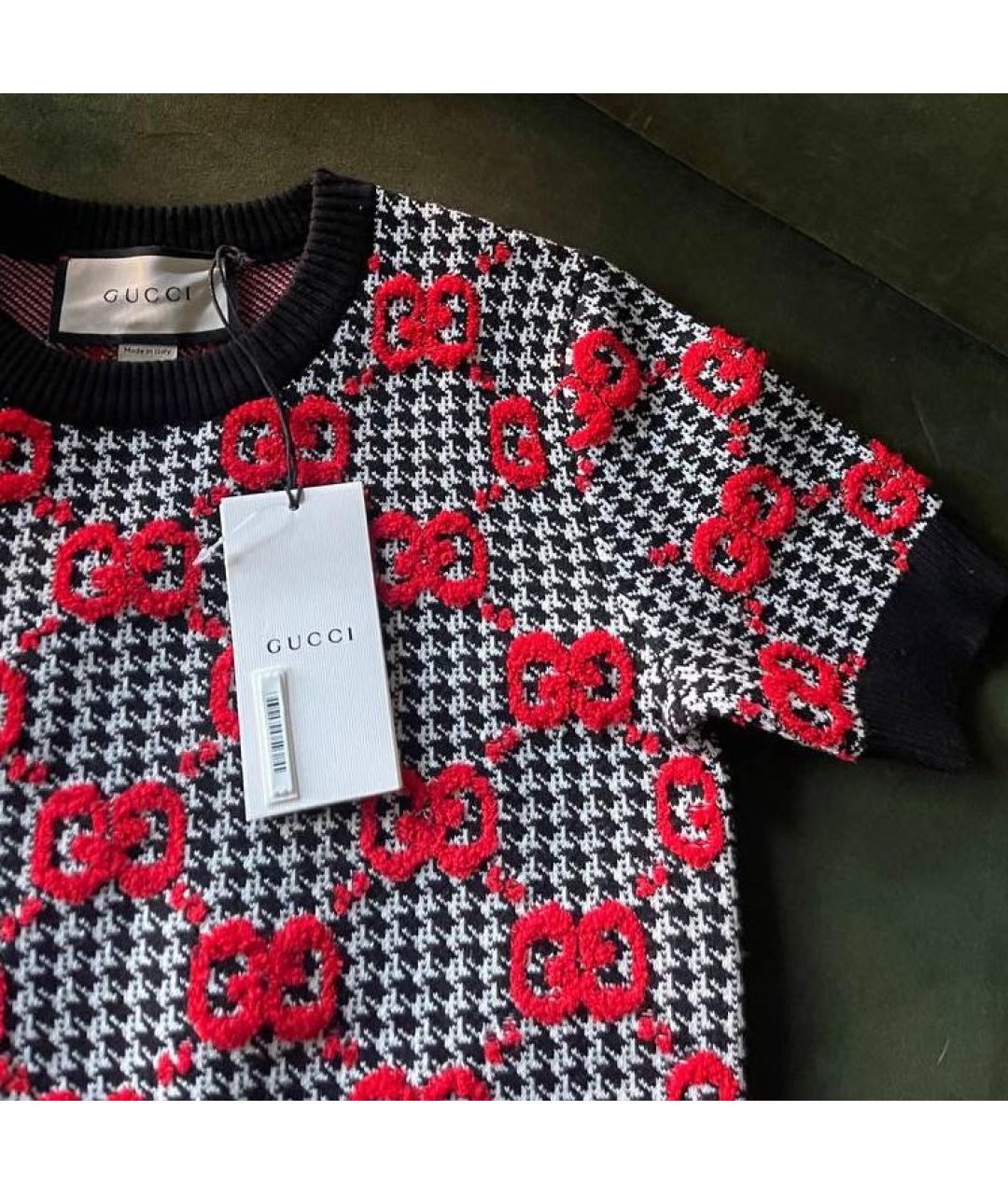 GUCCI Мульти шерстяной джемпер / свитер, фото 7